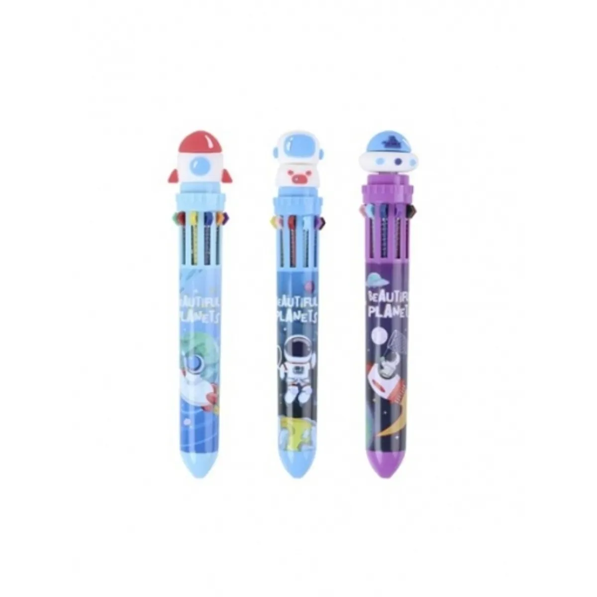Автоматична химикалка MP FANTASY SPACE, 10 цвята, 0.7 mm - PE253-02, снимка 2