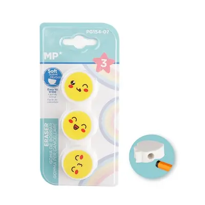 Корица на „Гумички MP CREATIVE Smile, 3 броя в блистер“