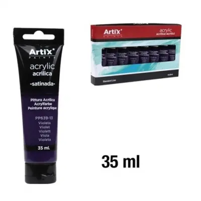 Корица на „Акрилна боя MP Artix, виолетов, 35 ml."