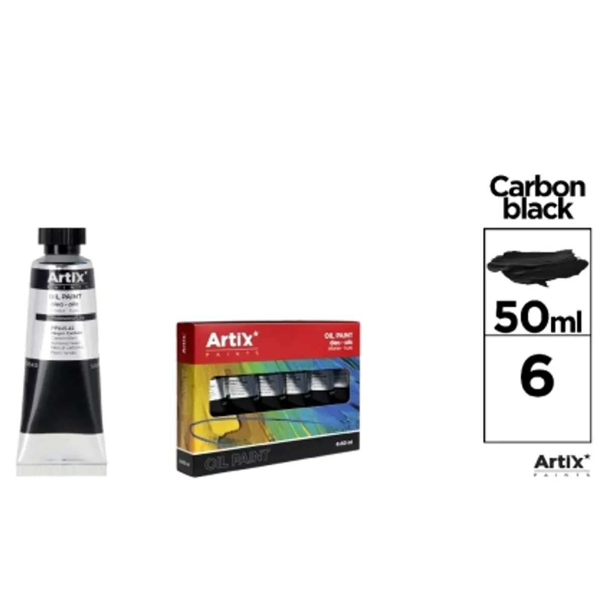 Маслена боя MP Artix 50 ml, ЧЕРЕН, снимка 2