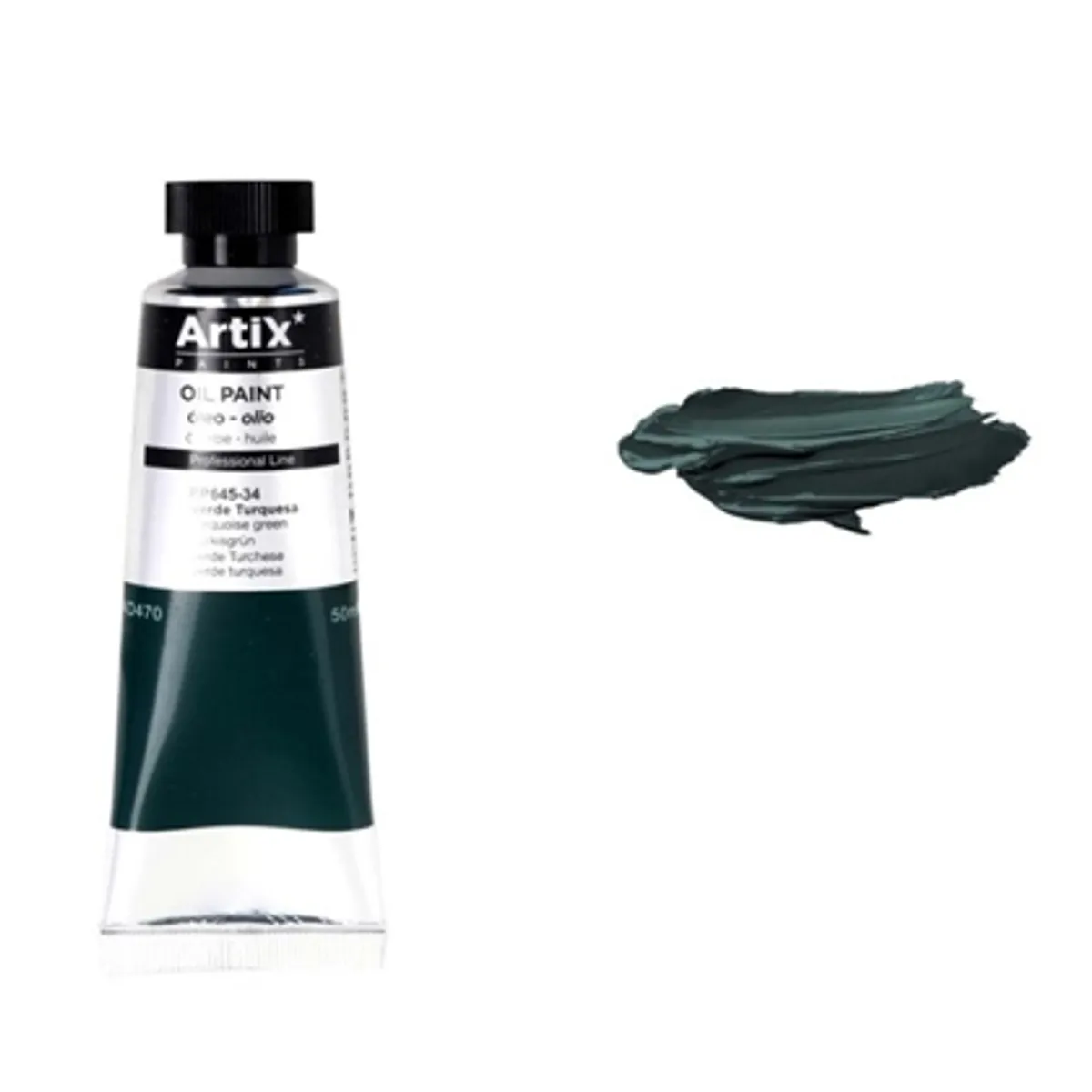 Маслена боя MP Artix 50 ml, ТЮРКОАЗ ЗЕЛЕН, снимка 1