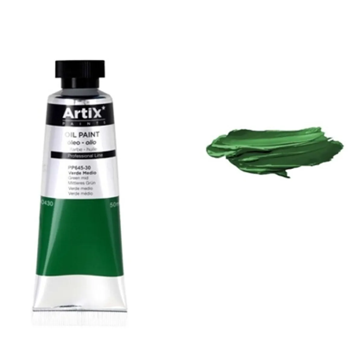Маслена боя MP Artix 50 ml, МИДИУМ ЗЕЛЕН, снимка 1