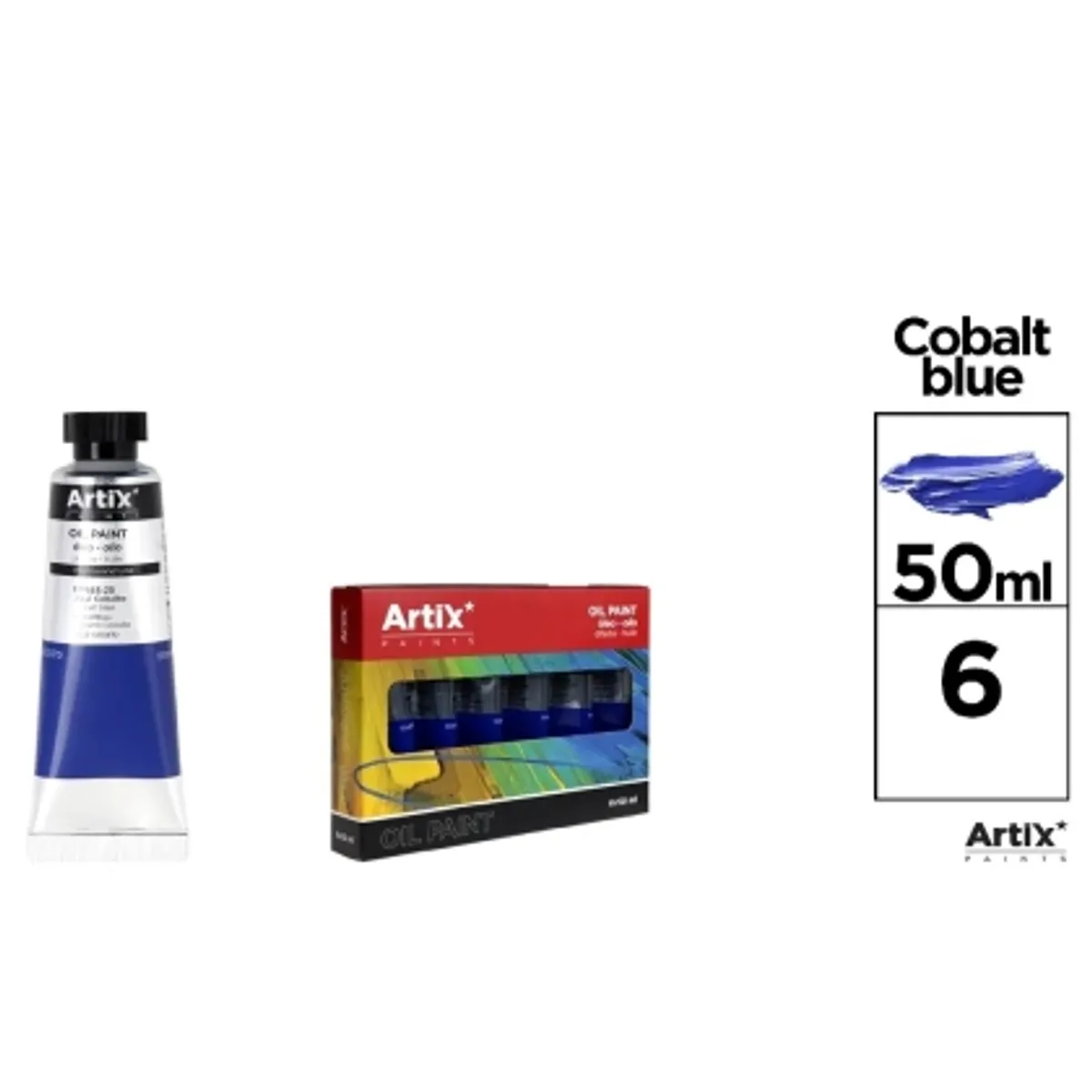 Маслена боя MP Artix 50 ml, КОБАЛТОВО СИНЬО, снимка 2