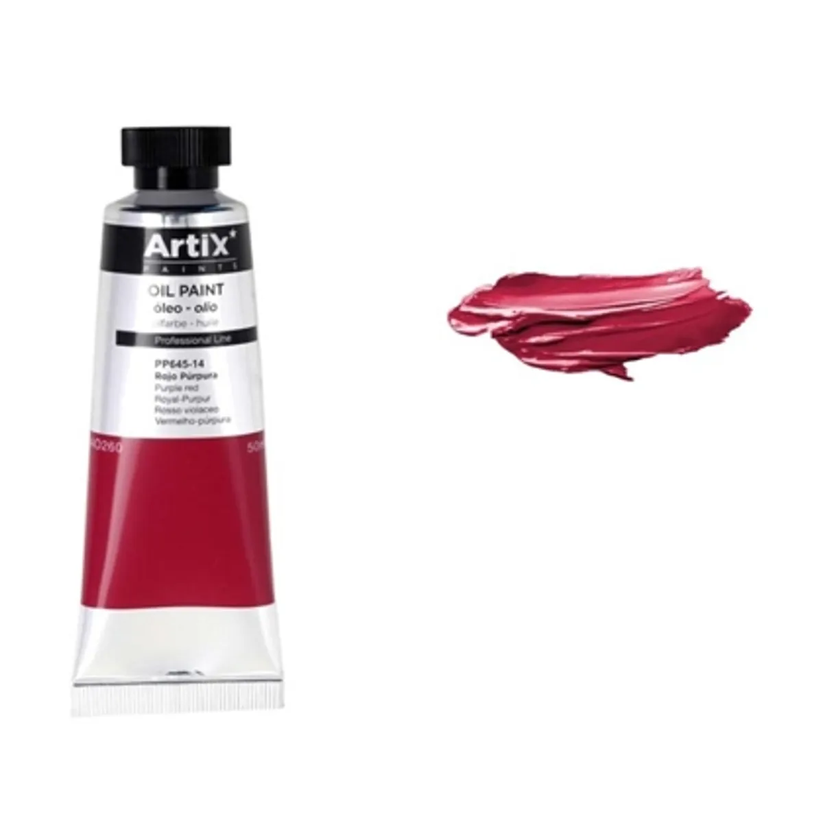 Маслена боя MP Artix 50 ml, ПУРПУРНО ЧЕРВЕНО