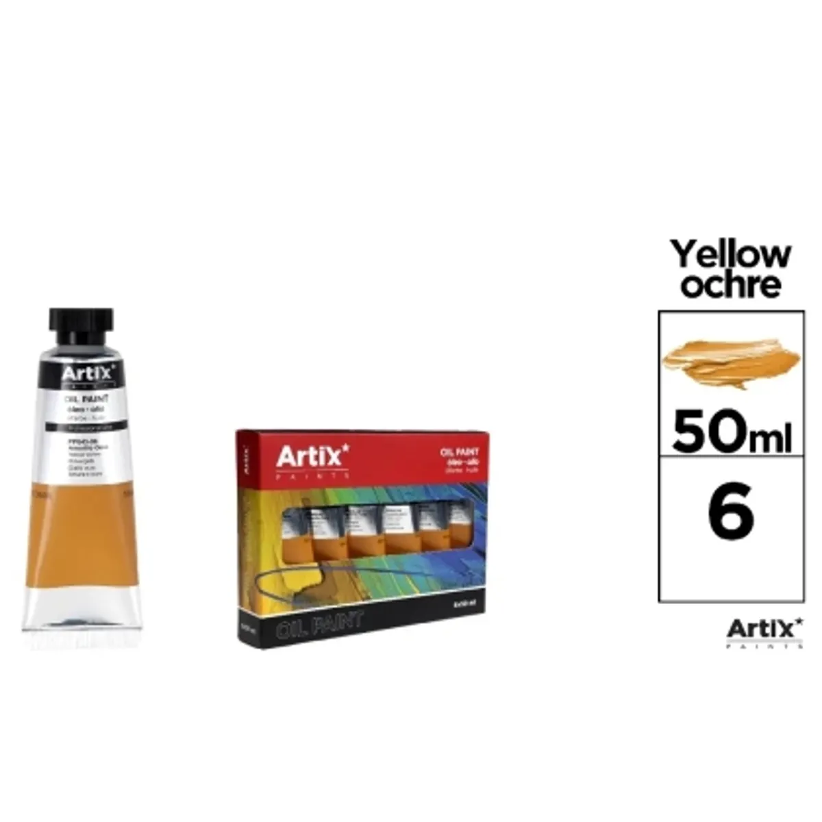 Маслена боя MP Artix 50 ml, ОХРА, снимка 2