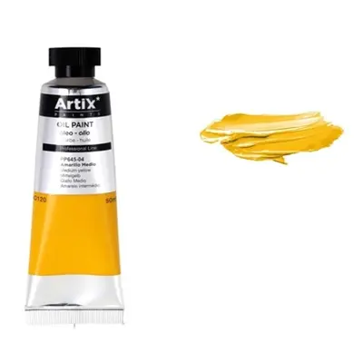 Корица на „Маслена боя MP Artix 50 ml, MЕДИУМ ЖЪЛТО“