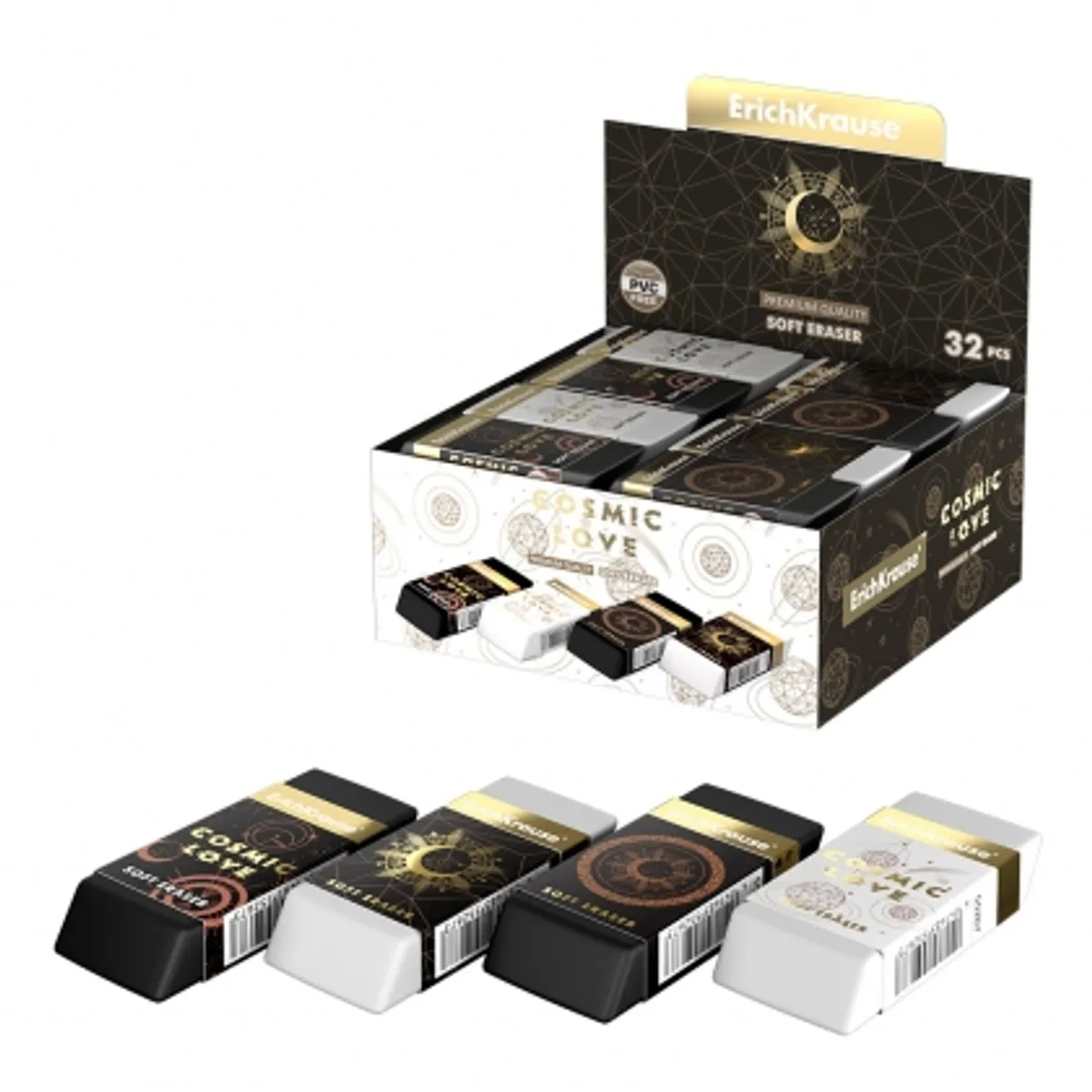 Гума за молив ErichKrause® Magic Sky /в кутия 32 бр./ — снимка 1