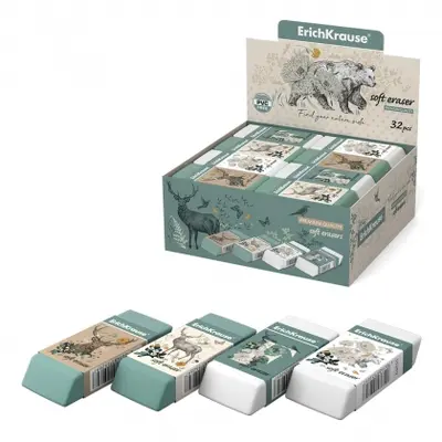 Корица на „Гума за молив ErichKrause® Natural Life /в кутия 32 бр./“