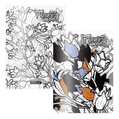 Корица на „Папка L Образна ErichKrause® Tulips A4, 4 бр. микс"