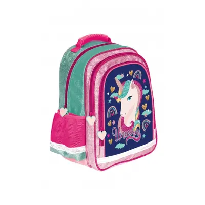 Корица на „Ергономична раница S-COOL Unicorn Dark Blue, 15 L"