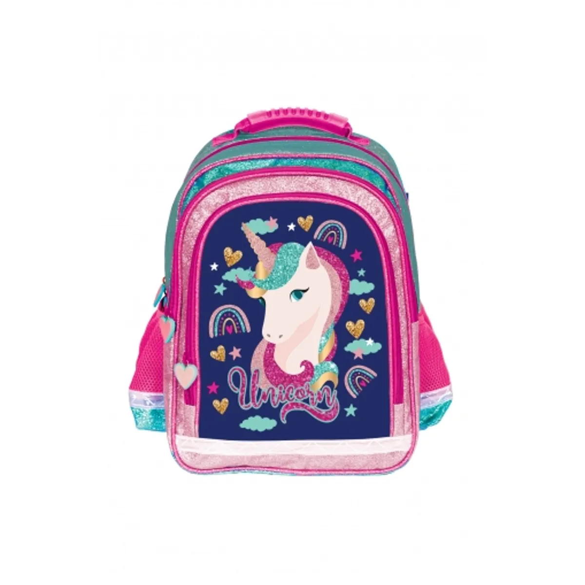 Ергономична раница S-COOL Unicorn Dark Blue, 15 L — снимка 2
