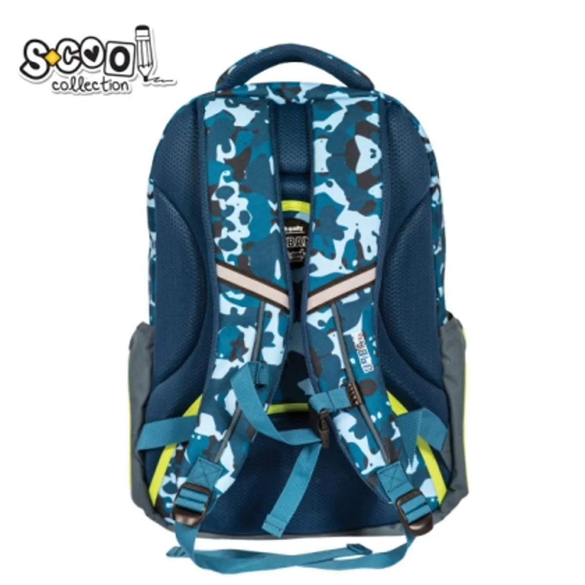 Анатомична раница S-COOL Urban - BLUE & GREEN, 24L, снимка 3