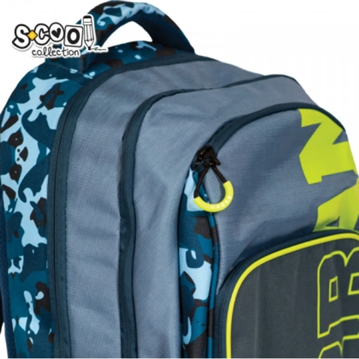 Анатомична раница S-COOL Urban - BLUE & GREEN, 24L, снимка 4