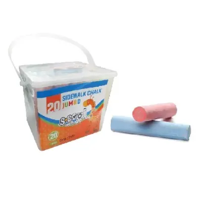 Корица на „Цветни тебешири S-COOL 5 цвята, 20 бр.“