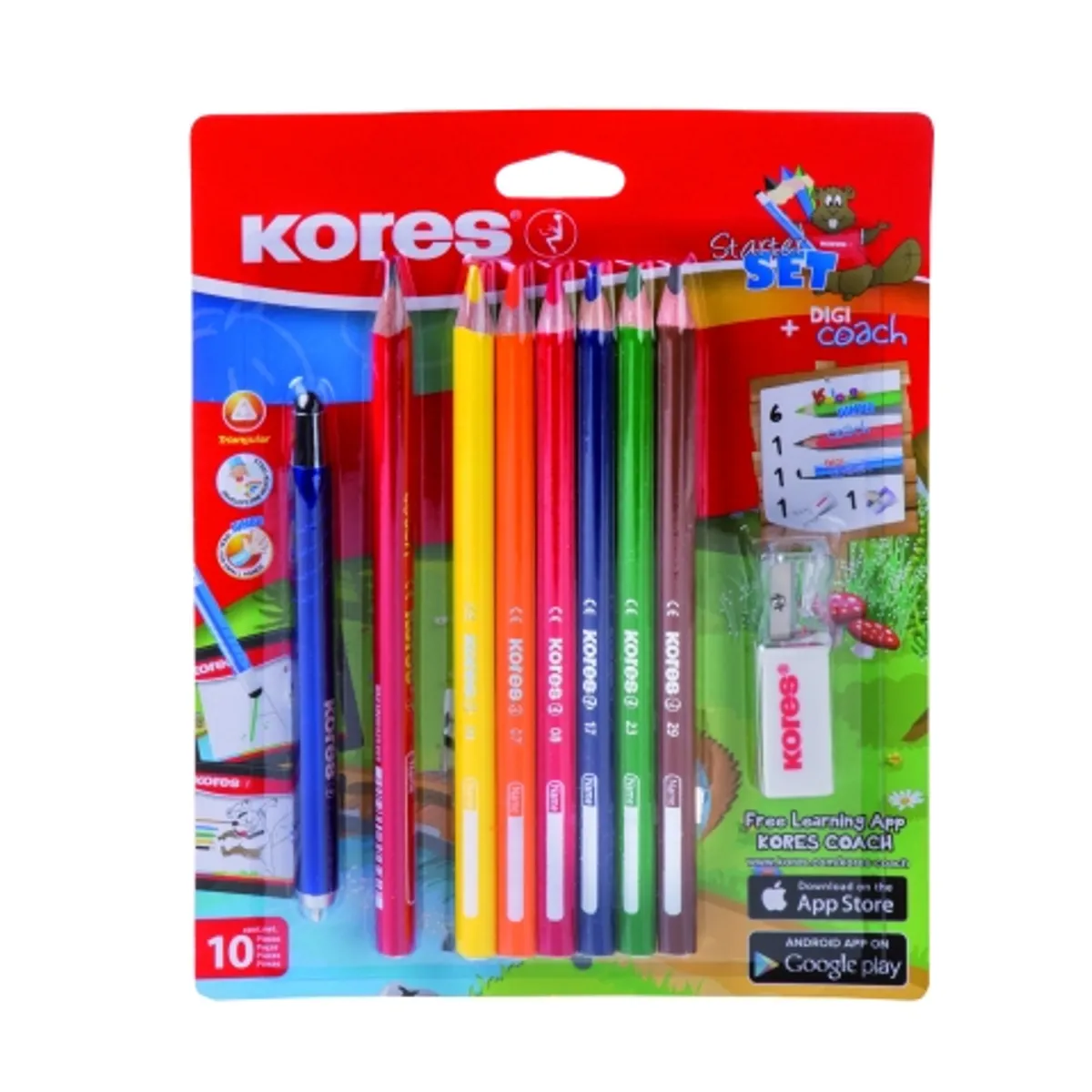 Kомплект за оцветяване KORES Jumbo Digi Starter Set + Touchpen