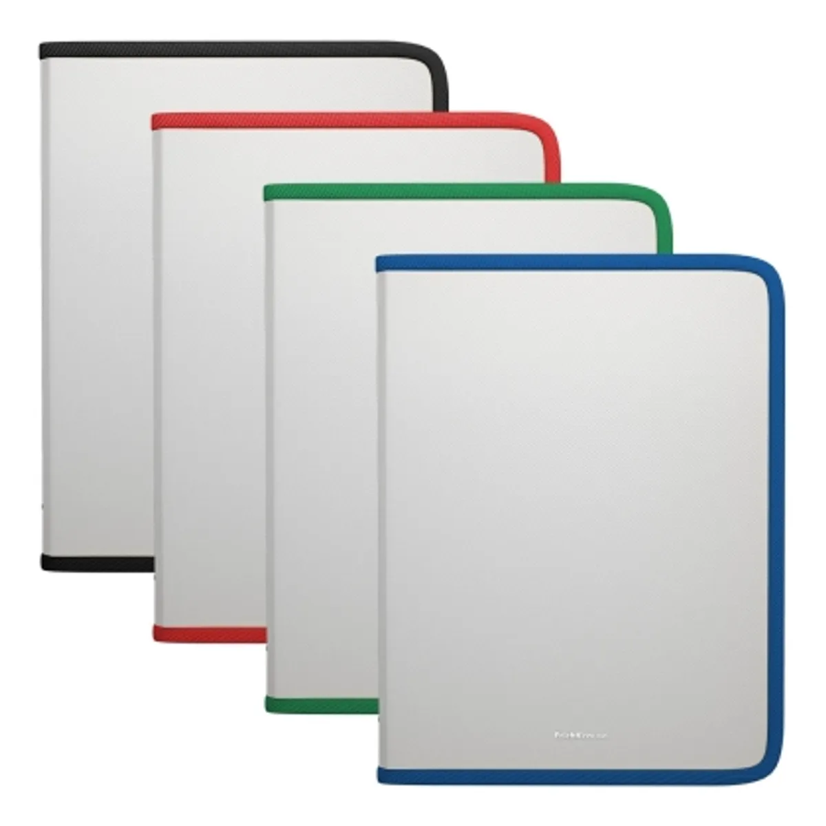 Папка с цип ErichKrause® Diagonal Clear с цветни ципове, A4+