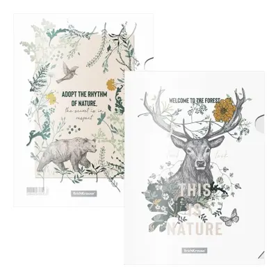 Корица на „Папка L Образна ErichKrause® Natural Life, 4 бр. комплект, А4"