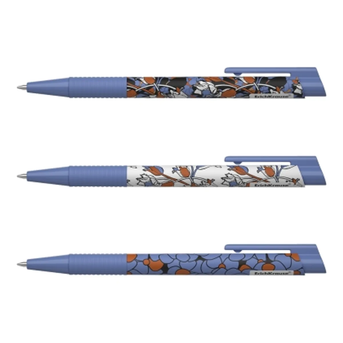 Автоматична химикалка ErichKrause® Tulips 0.7 mm — снимка 2