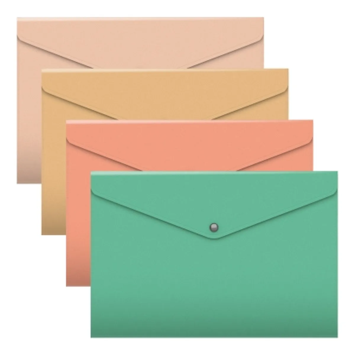 Папка с копче ErichKrause® Matt Powder А4, непрозрачна