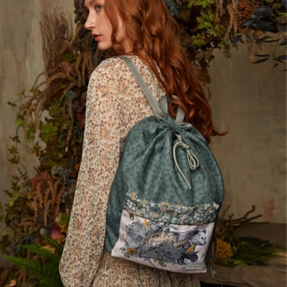 Раница ErichKrause EasyLine® Natural Life с шнур,16L — снимка 2