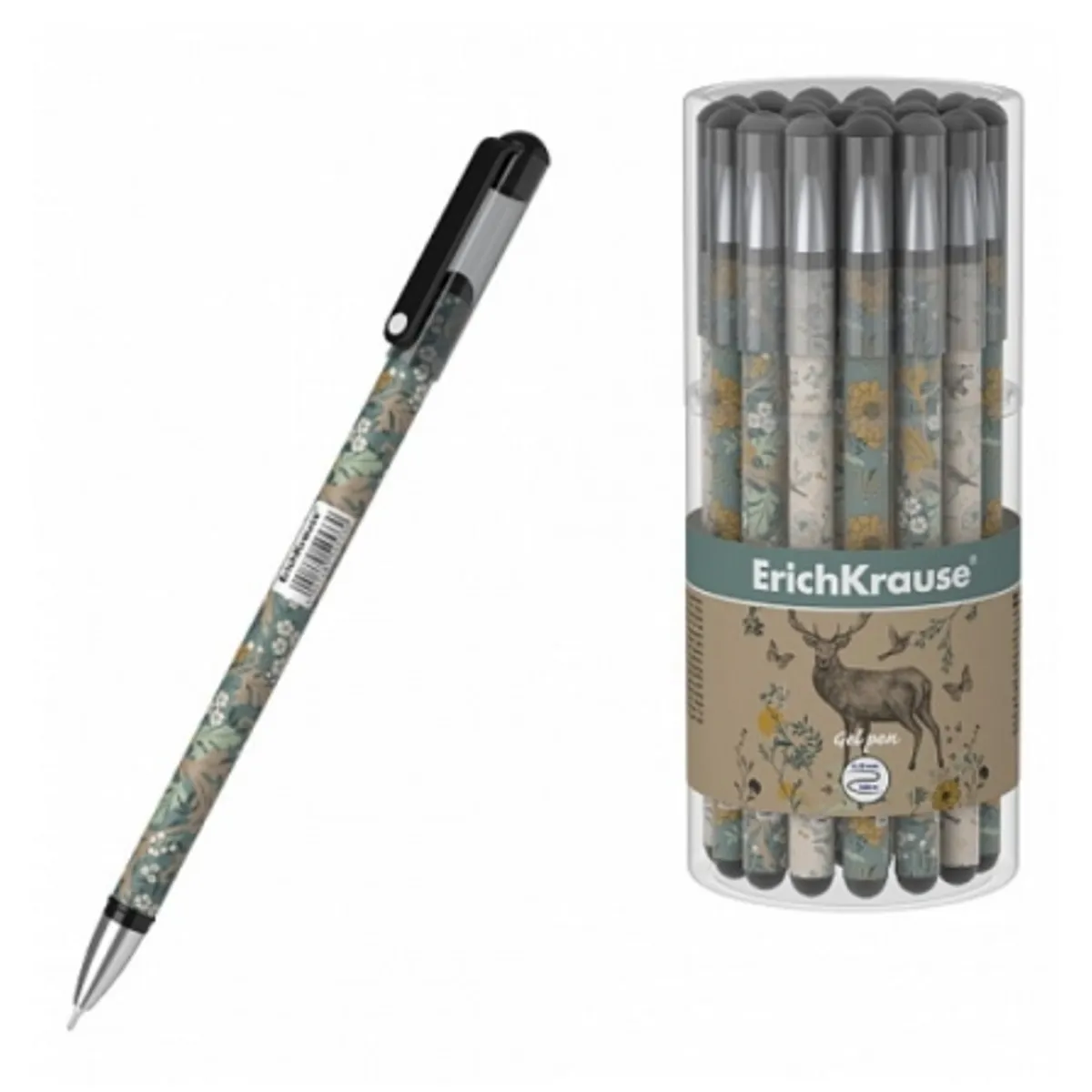 Гел химикалка ErichKrause® Natural Life Stick (в тубус 24 бр.)