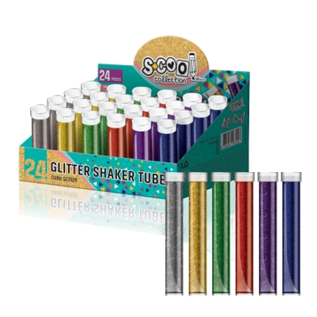 Брокат S-COOL за декорация, крафт Glitter Shaker Tube