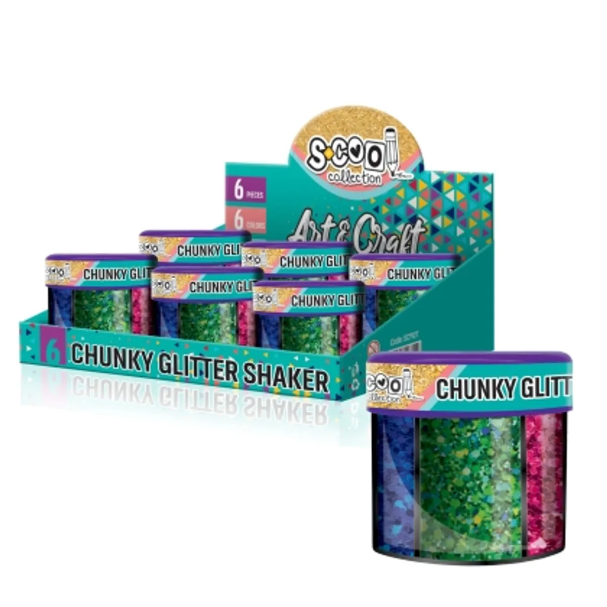 Конфети S-COOL за декорация Shaker, 60 гр.