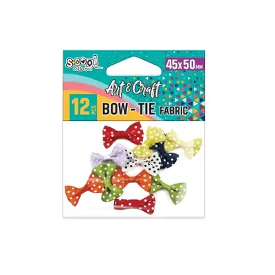 Корица на „Папийонки от текстил S-COOL за декорация, 12 бр."