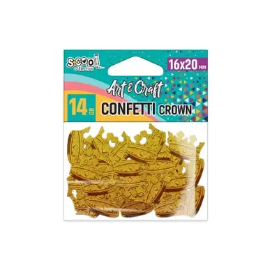 Корица на „Конфети корони S-COOL за декорация, 14 гр."