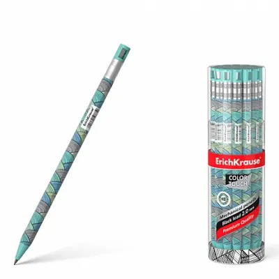 Корица на „Aвтoматичен молив ErichKrause® ColorTouch Emerald Wave 2.0 mm с острилка, HB /в туба 24 бр./“