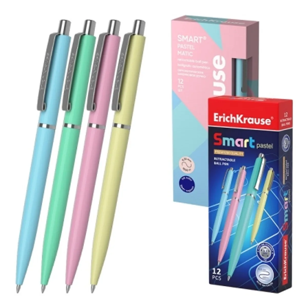 Автоматична химикалка ErichKrause® Smart Pastel, 0.7 mm, снимка 1