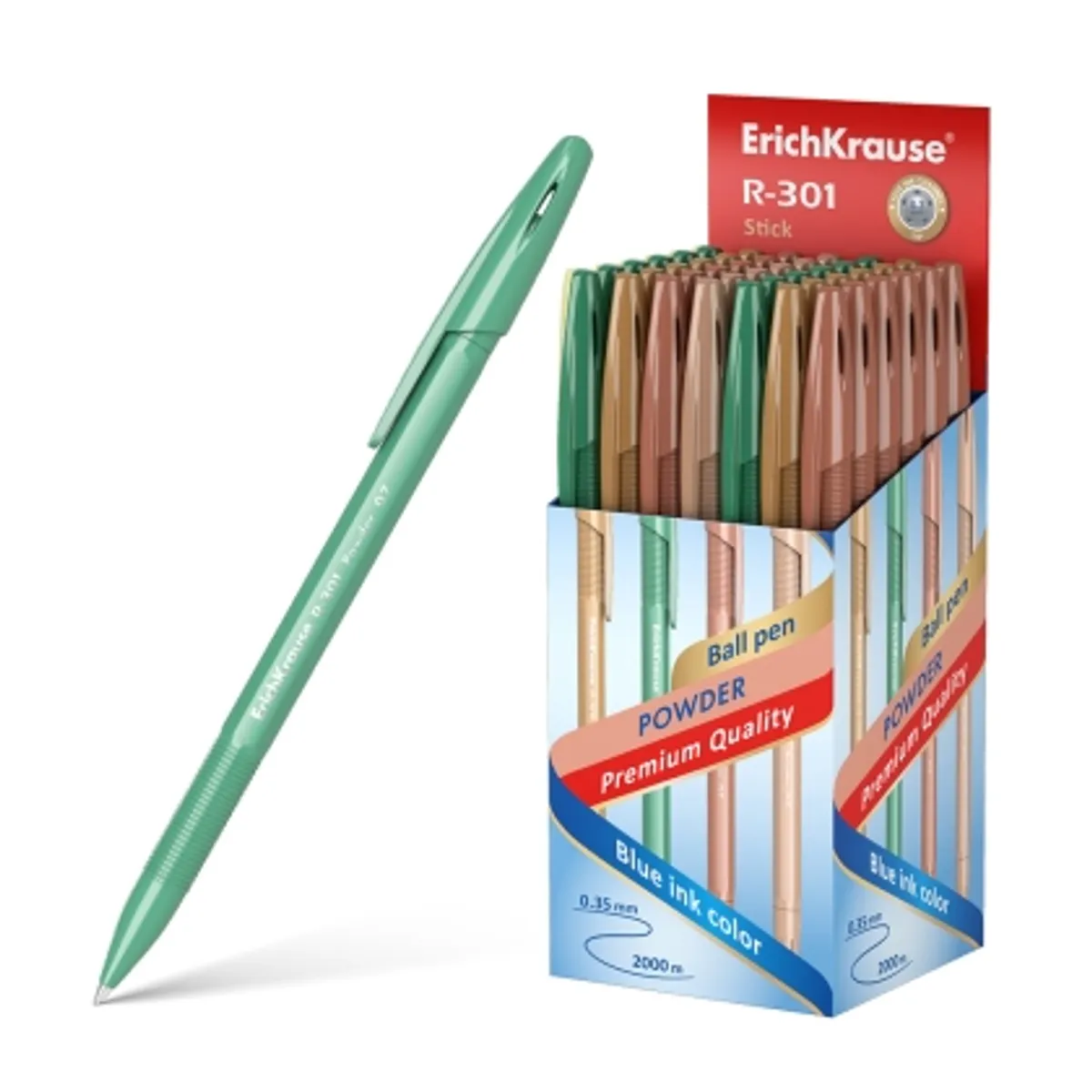 Химикалка ErichKrause® R-301 Stick Powder, 0.7 mm — снимка 1
