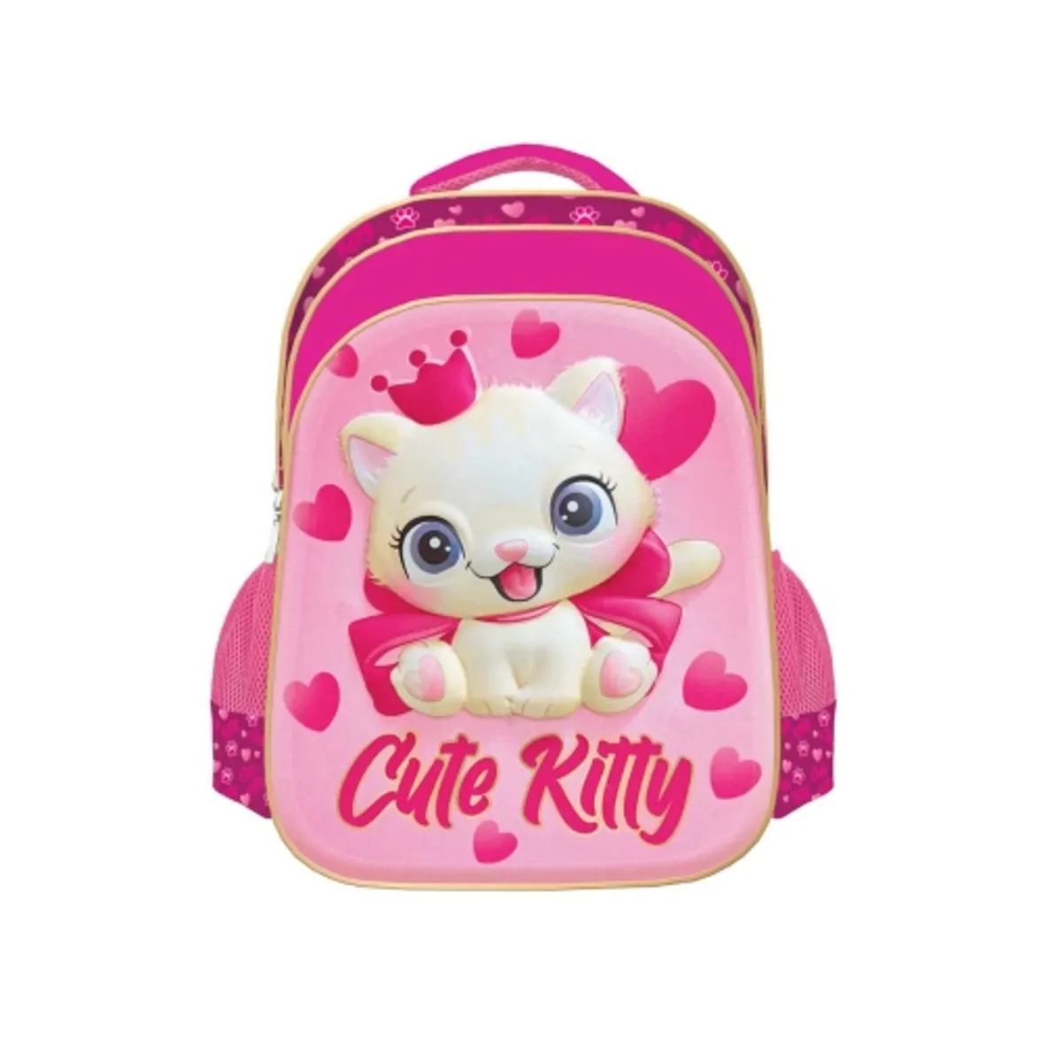 Анатомична раница S-COOL Cute Kitty, 3D EVA, с LED светлини, 25L, снимка 1