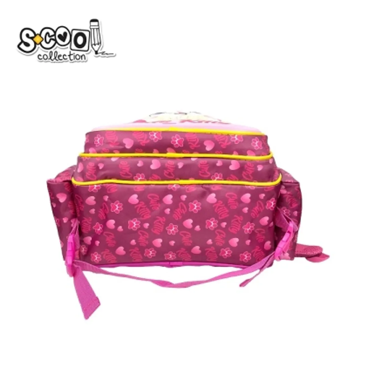 Анатомична раница S-COOL Cute Kitty, 3D EVA, с LED светлини, 25L, снимка 4