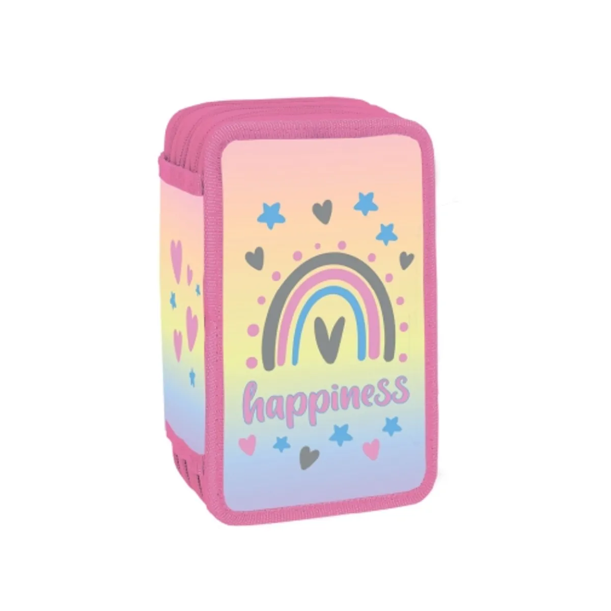 Несесер с 3 ципа S-COOL® HAPPINESS, 39 части — снимка 1
