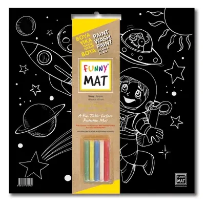 Корица на „Подложка за оцветяване Funny Mat "КОСМОС"“