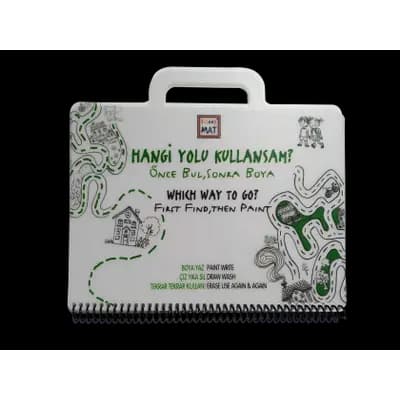 Корица на „Комплект за оцветяване Funny Mat Travel Set - WHICH WAY TO GO?“