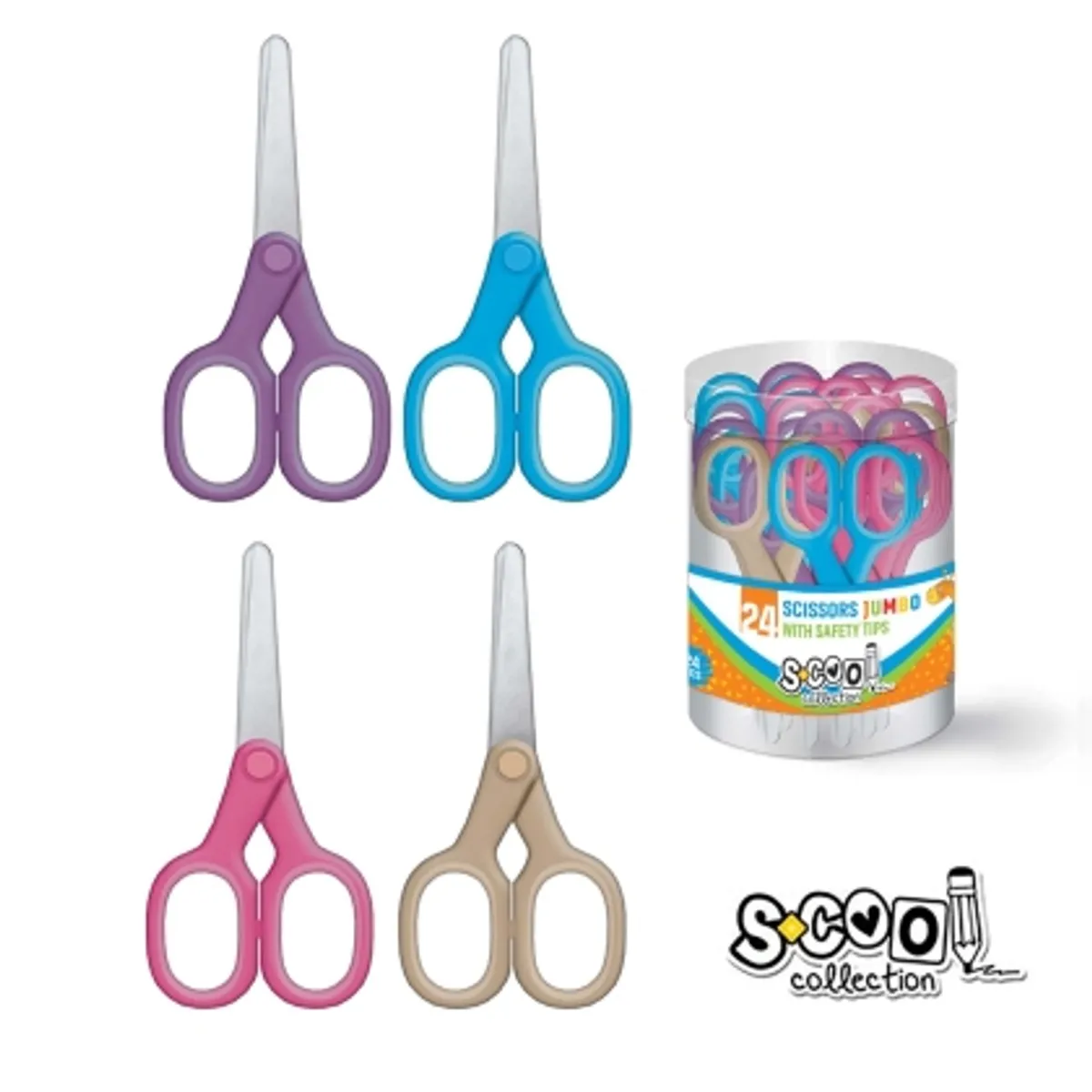 Ножица S-COOL® 13,5 cm, линийка върху острието