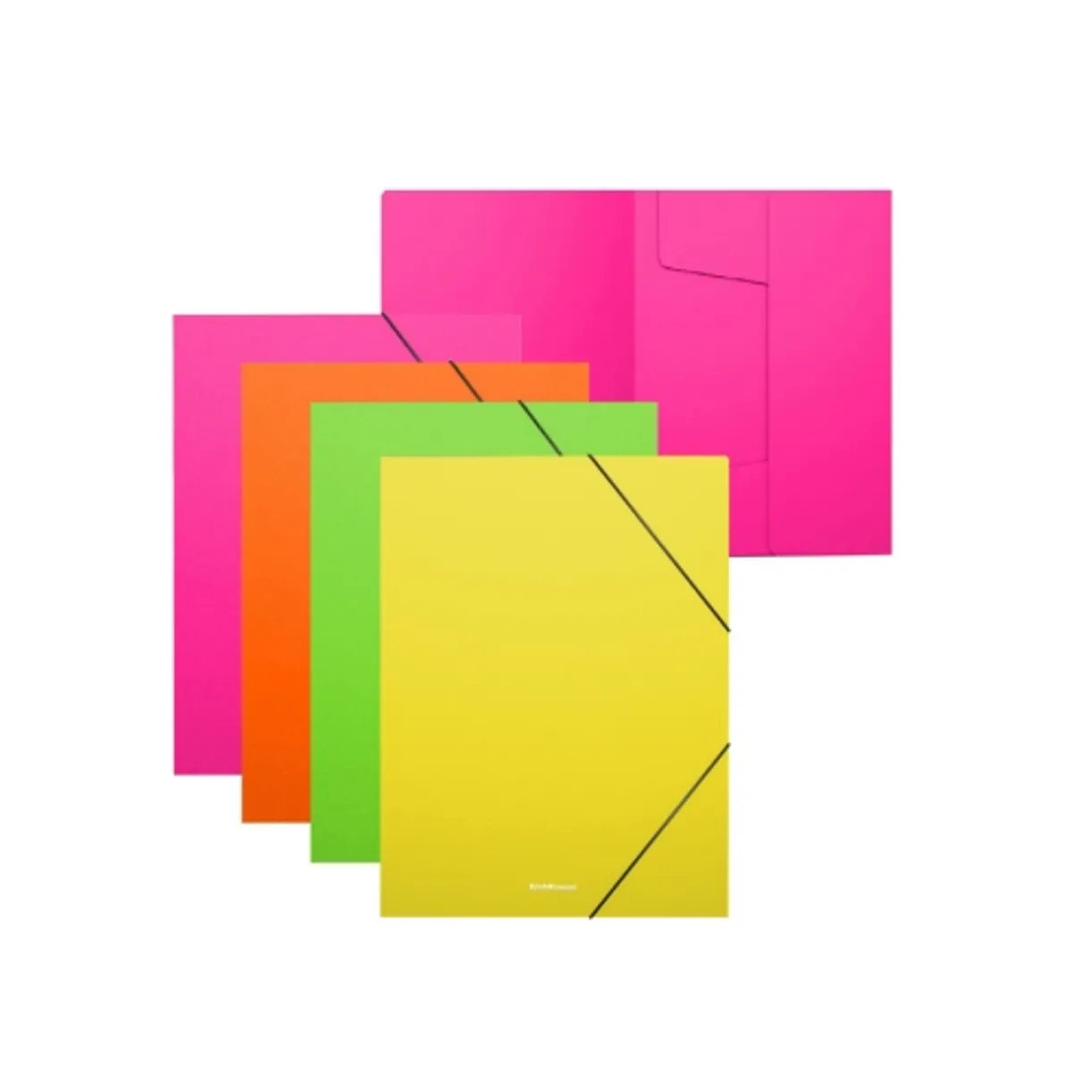 Папка с ластик ErichKrause® Matt Neon, с ластик, A4