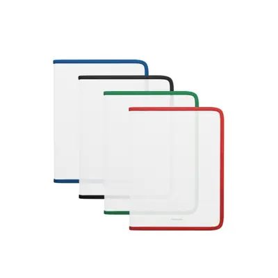 Корица на „Папка с цип ErichKrause® Matt Clear с цветни ципове, A4+“