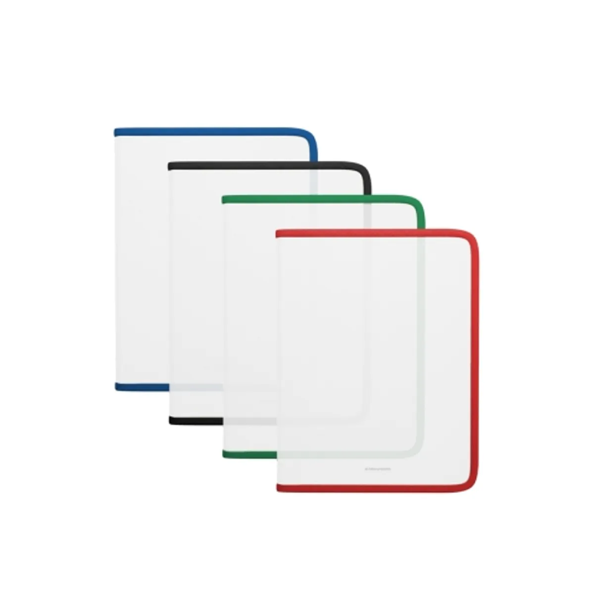 Папка с цип ErichKrause® Matt Clear с цветни ципове, A4+