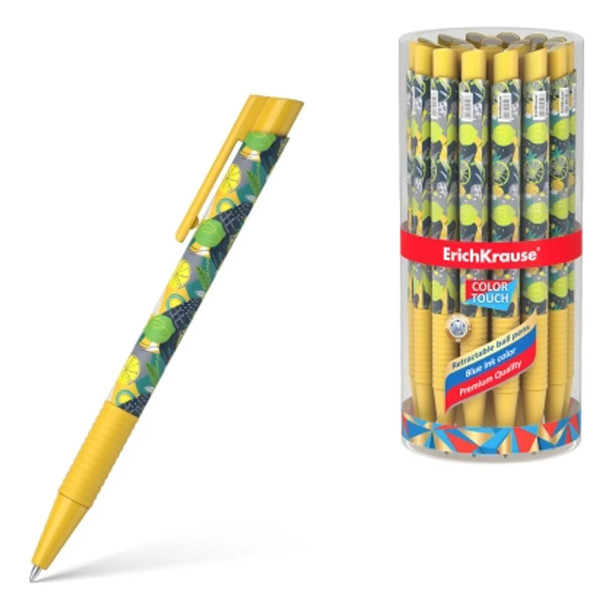 Aвтoматична химикалка ErichKrause® ColorTouch Lime, 0.7 mm
