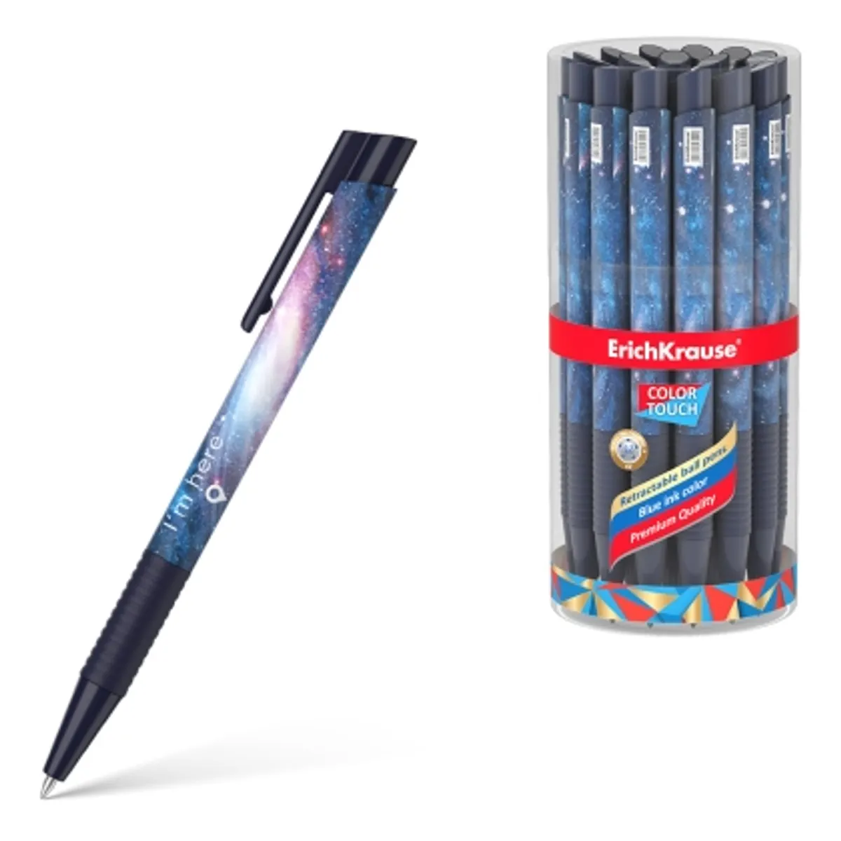 Aвтoматична химикалка ErichKrause® ColorTouch Matic&Grip Space , 0.7 mm