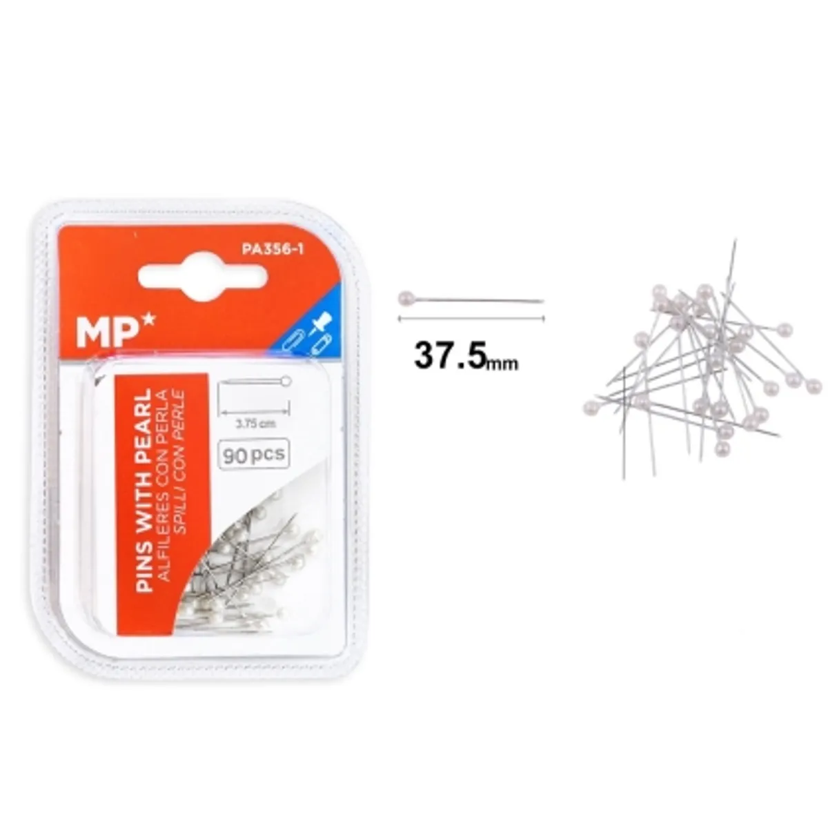 Карфици MP - 3.75см, 90бр.