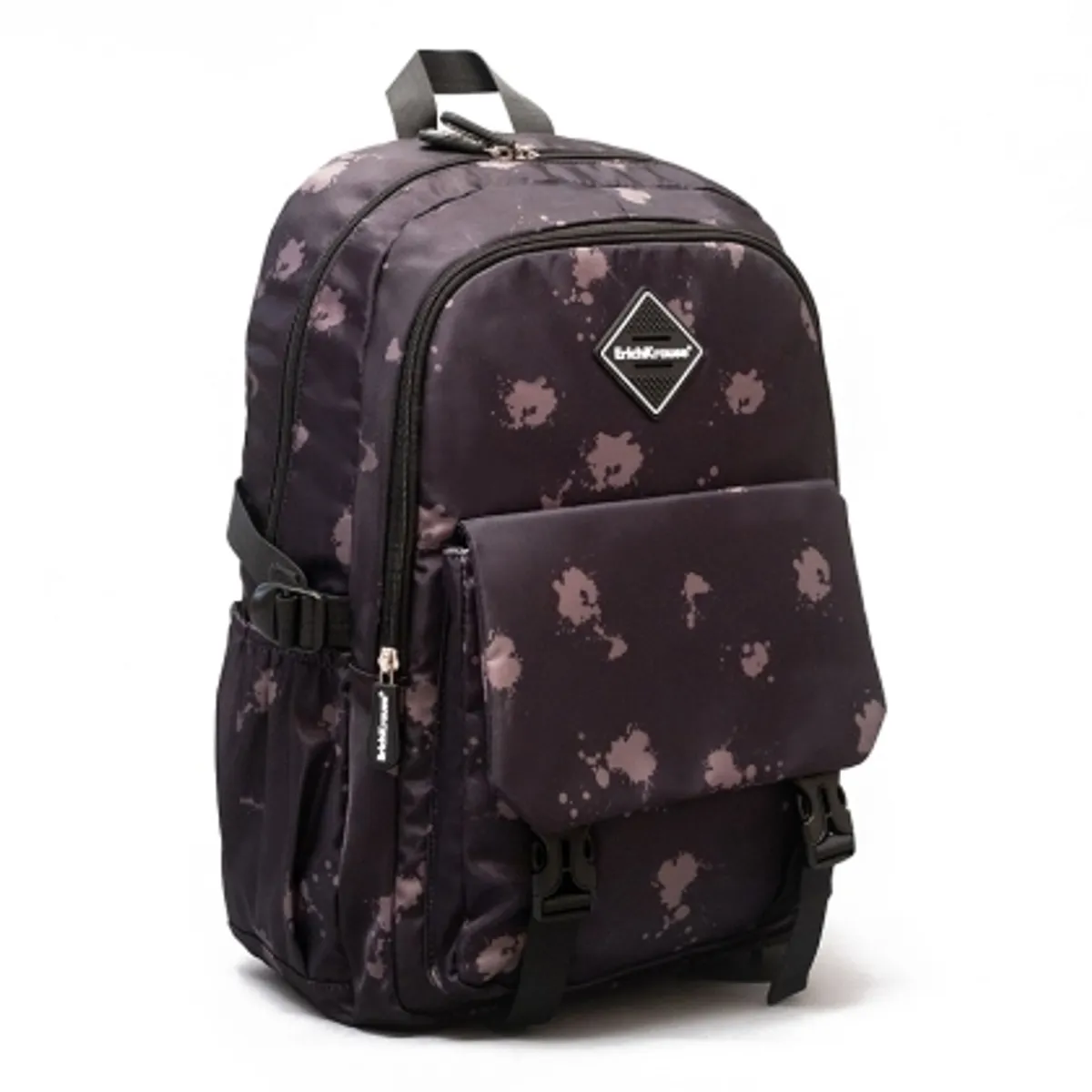 Раница ErichKrause® SchoolLine Spots on Black, с 2 отделения, 24L — снимка 1