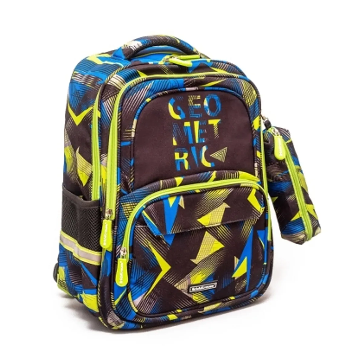 Раница ErichKrause® SchoolLine Triangle, с 2 отделения + несесер, 20L — снимка 1