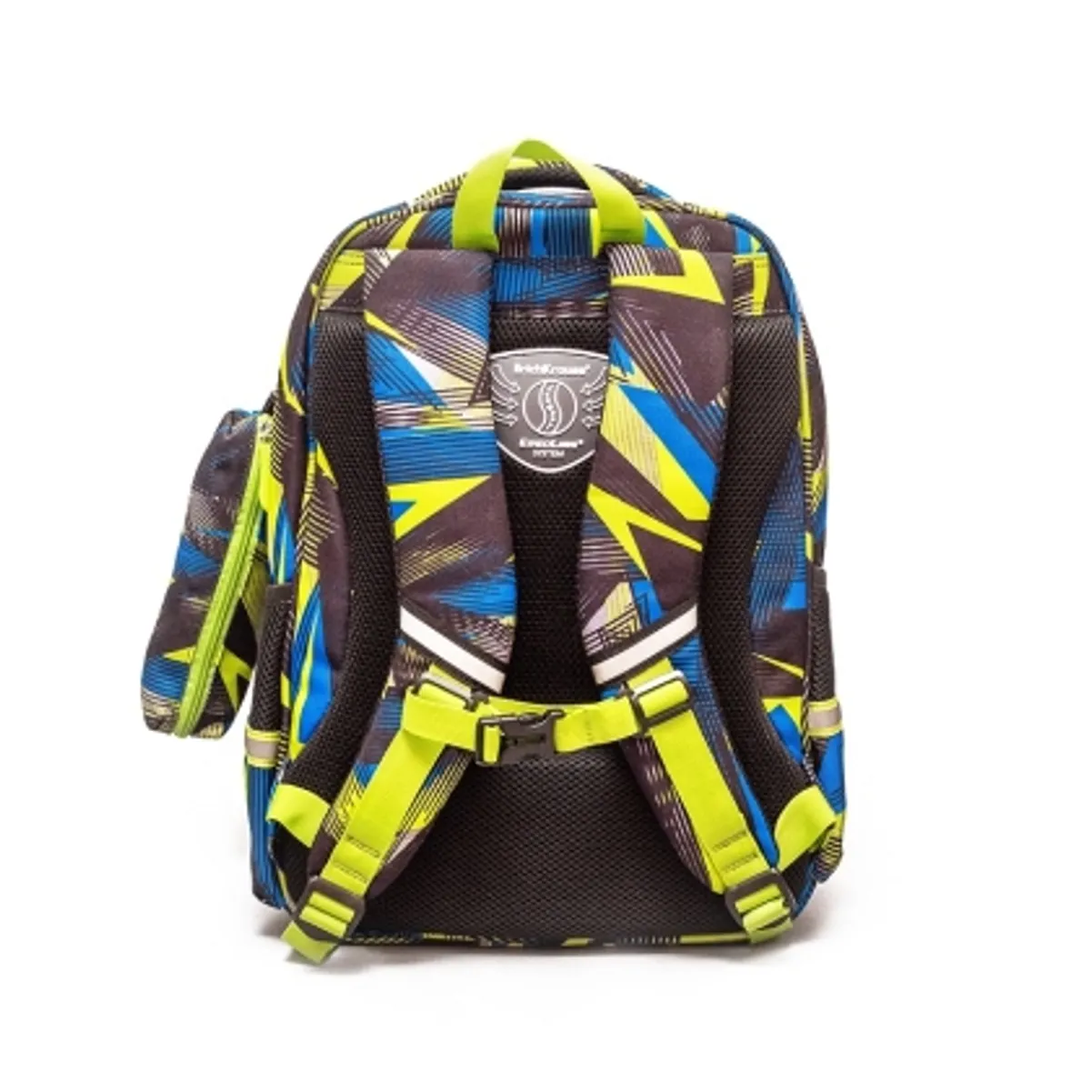 Раница ErichKrause® SchoolLine Triangle, с 2 отделения + несесер, 20L — снимка 2