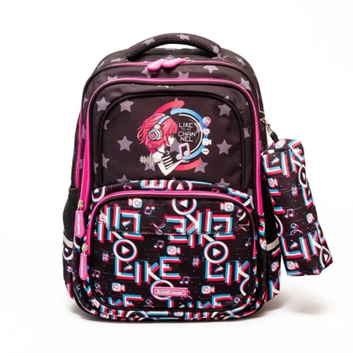 Раница ErichKrause® SchoolLine Top Blogger, с 2 отделения + моливник, 20L — снимка 1