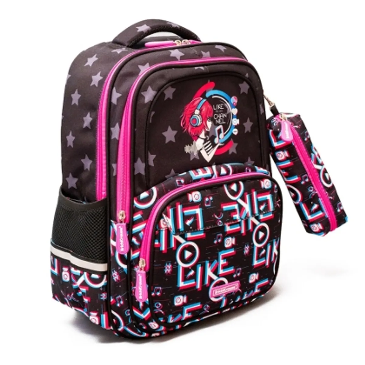 Раница ErichKrause® SchoolLine Top Blogger, с 2 отделения + моливник, 20L — снимка 2