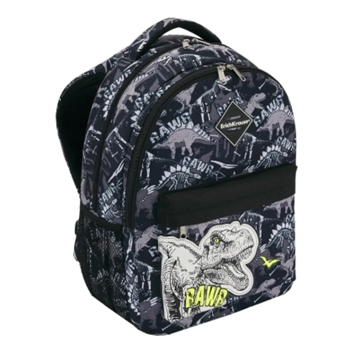 Раница ErichKrause EasyLine® Dinosaur Park, с 2 отделения, 20L — снимка 1